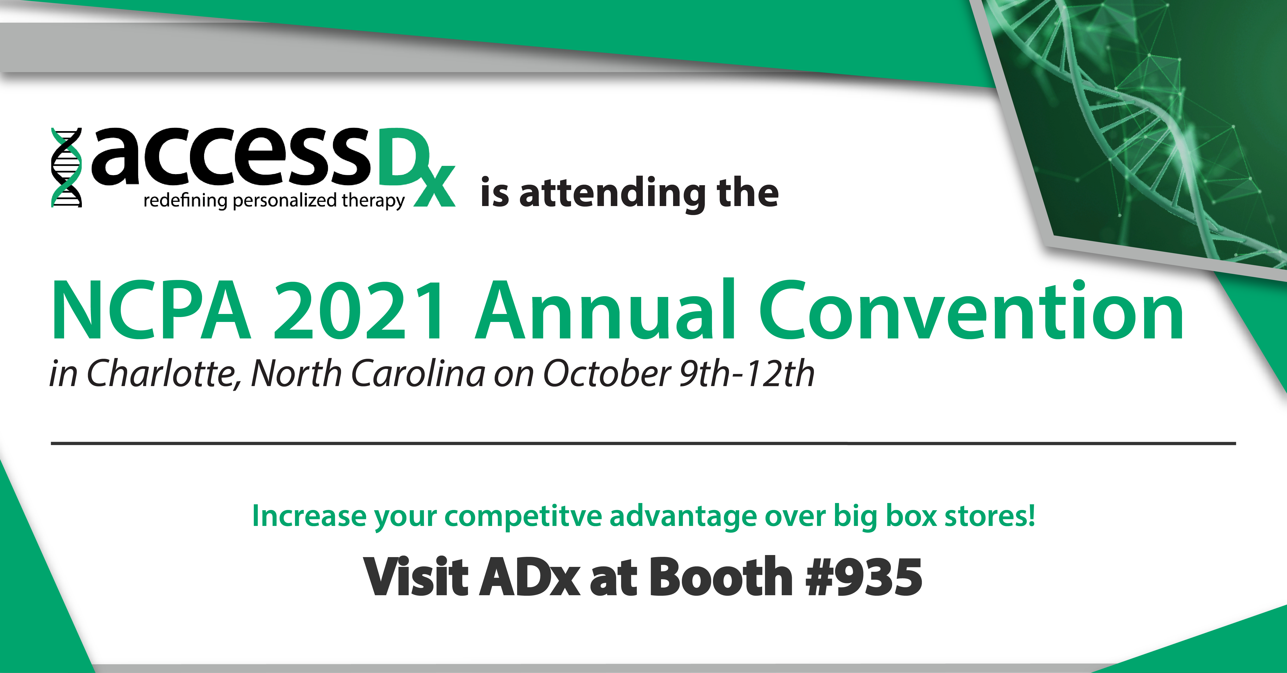 AccessDx Lab to Attend NCPA 2021 Annual Convention